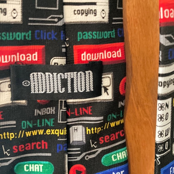 Novelty Windows / computer Geek necktie - Picture 2 of 2